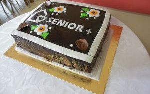 Tort okolicznościowy z okazji oficjalnego otwarcia Dziennego Domu Senior +